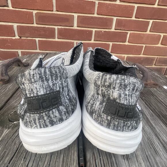 Hey Dude Wally Free Galaxy Gray Men’s Size 9 Slip On Loafers Casual Shoes - Picture 5 of 12